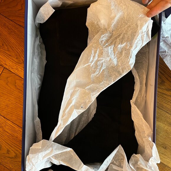 Stuart Weitzman Mainline black suede boots, size 5.5 - Picture 5 of 7